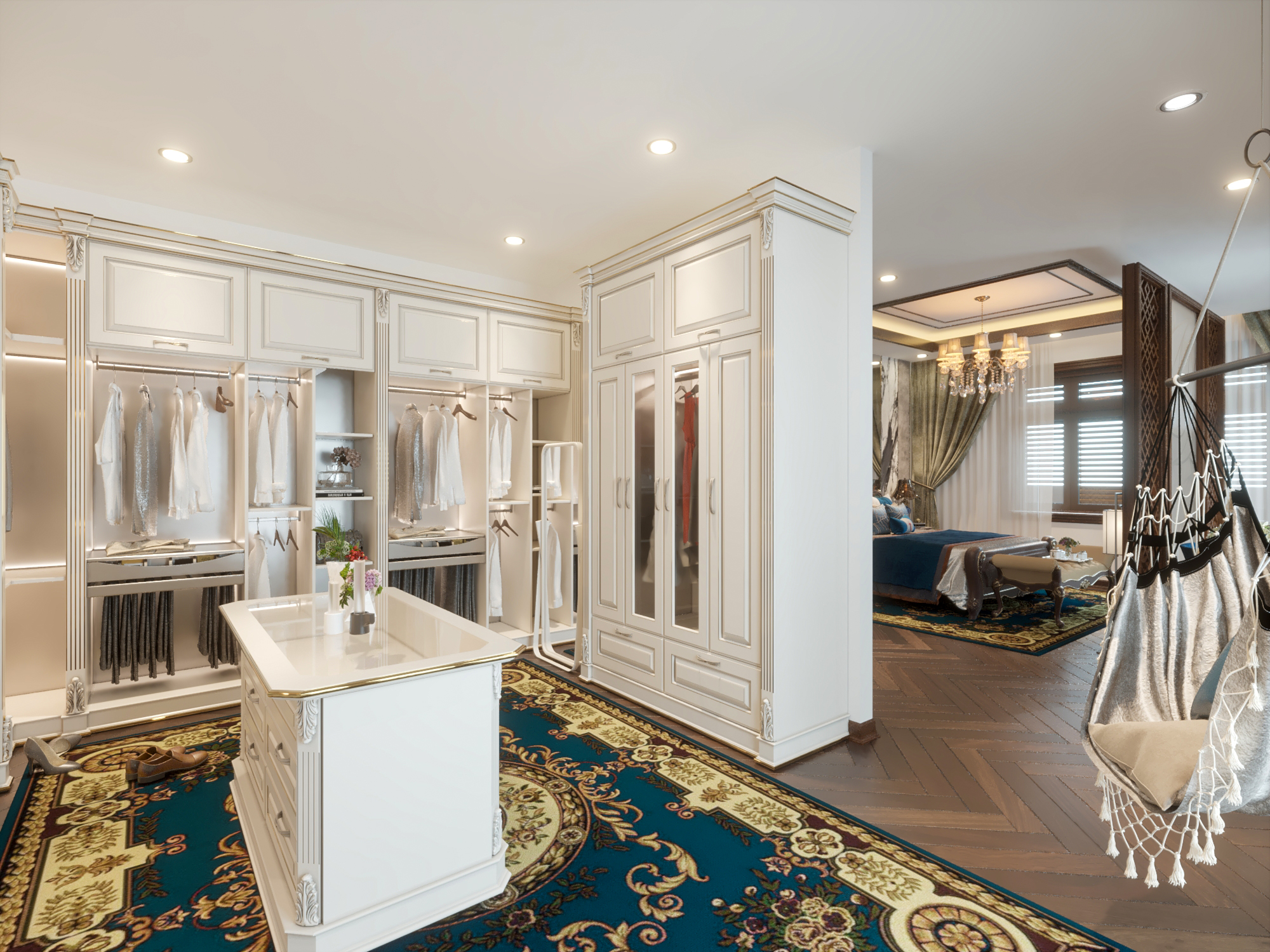 3D Interior Bedroom Neo Classic-8