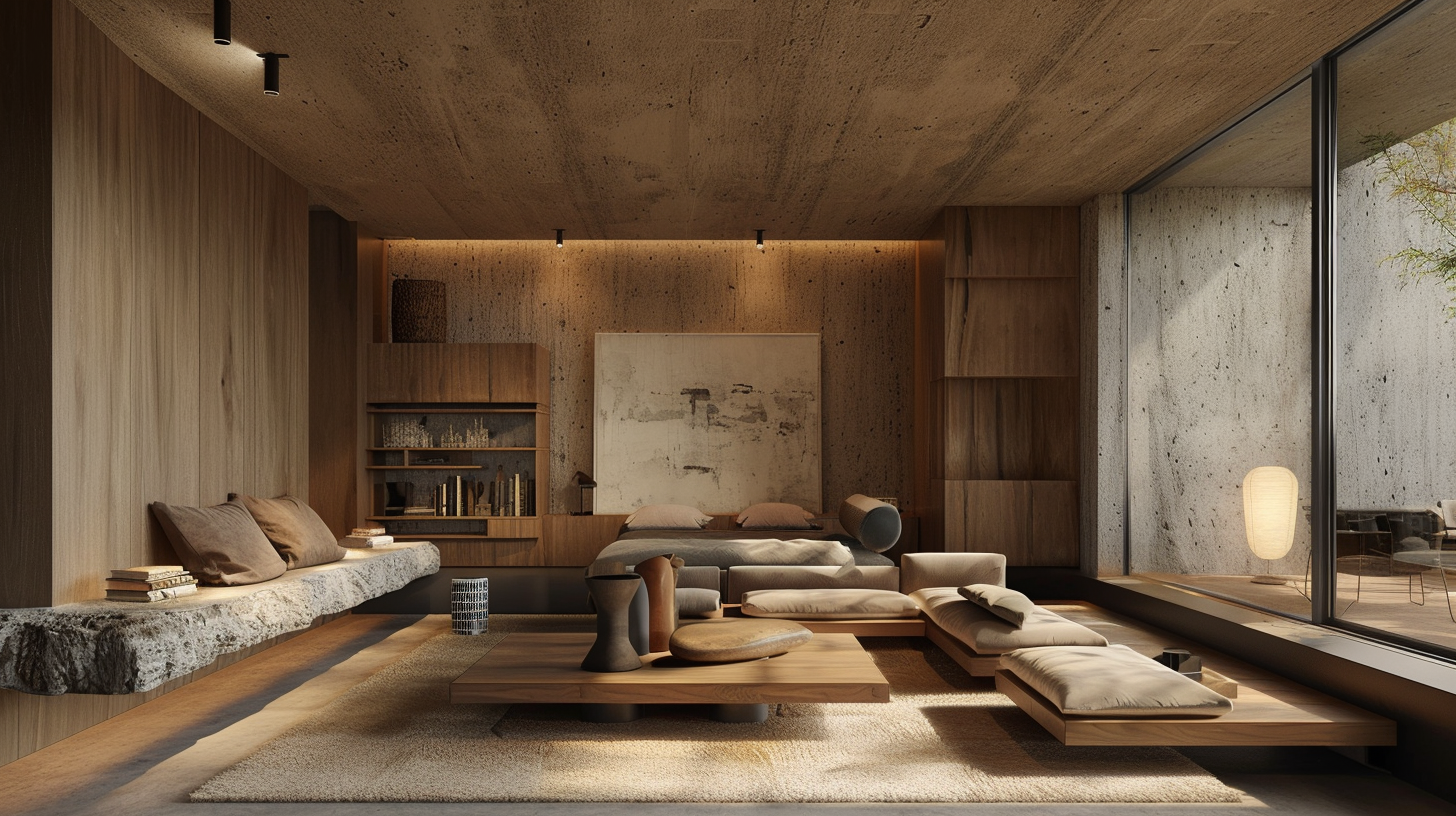 侘寂（Wabi-sabi ）风格的室内设计-75