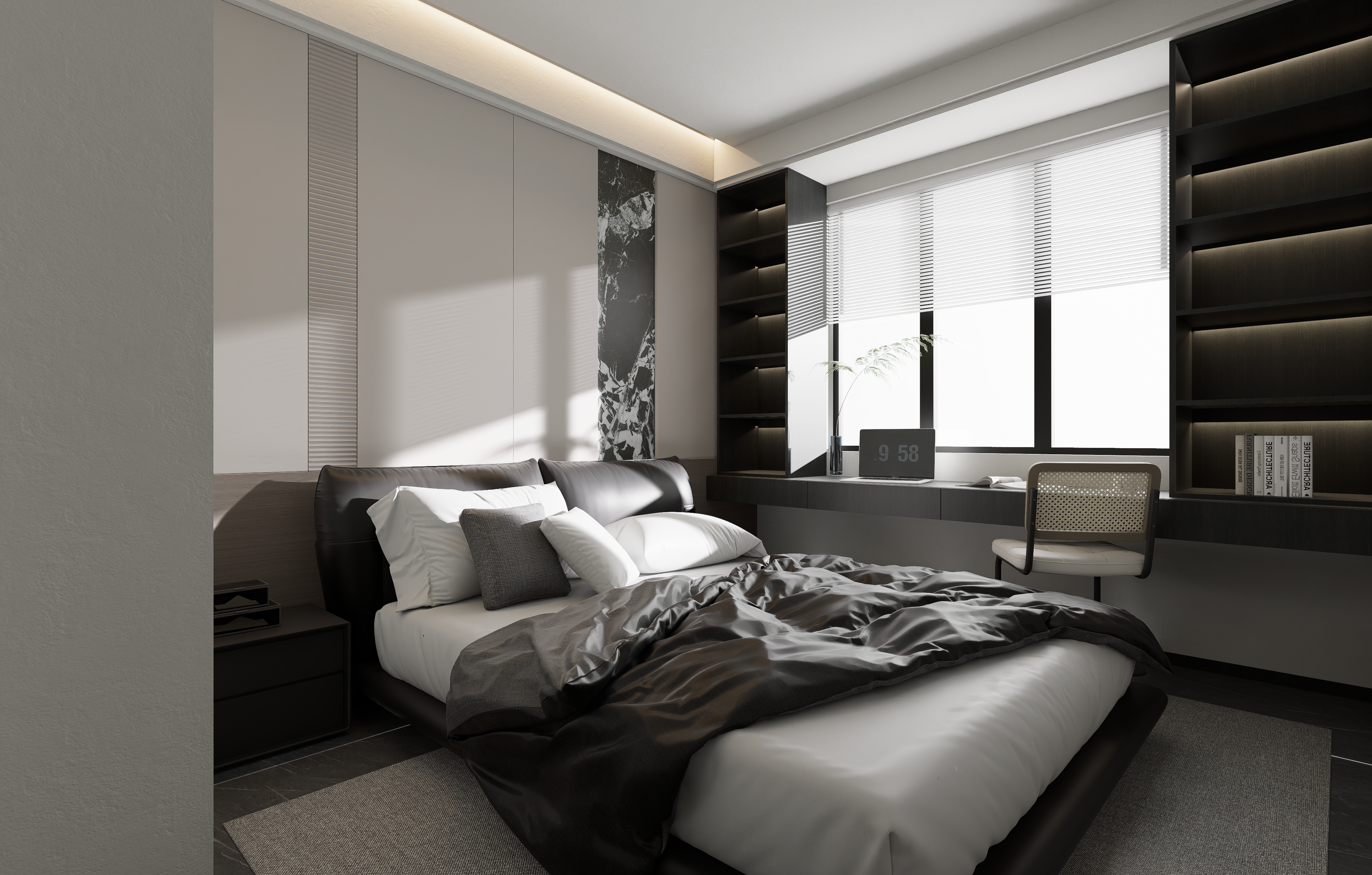 意式轻奢风格室内设计方案-18