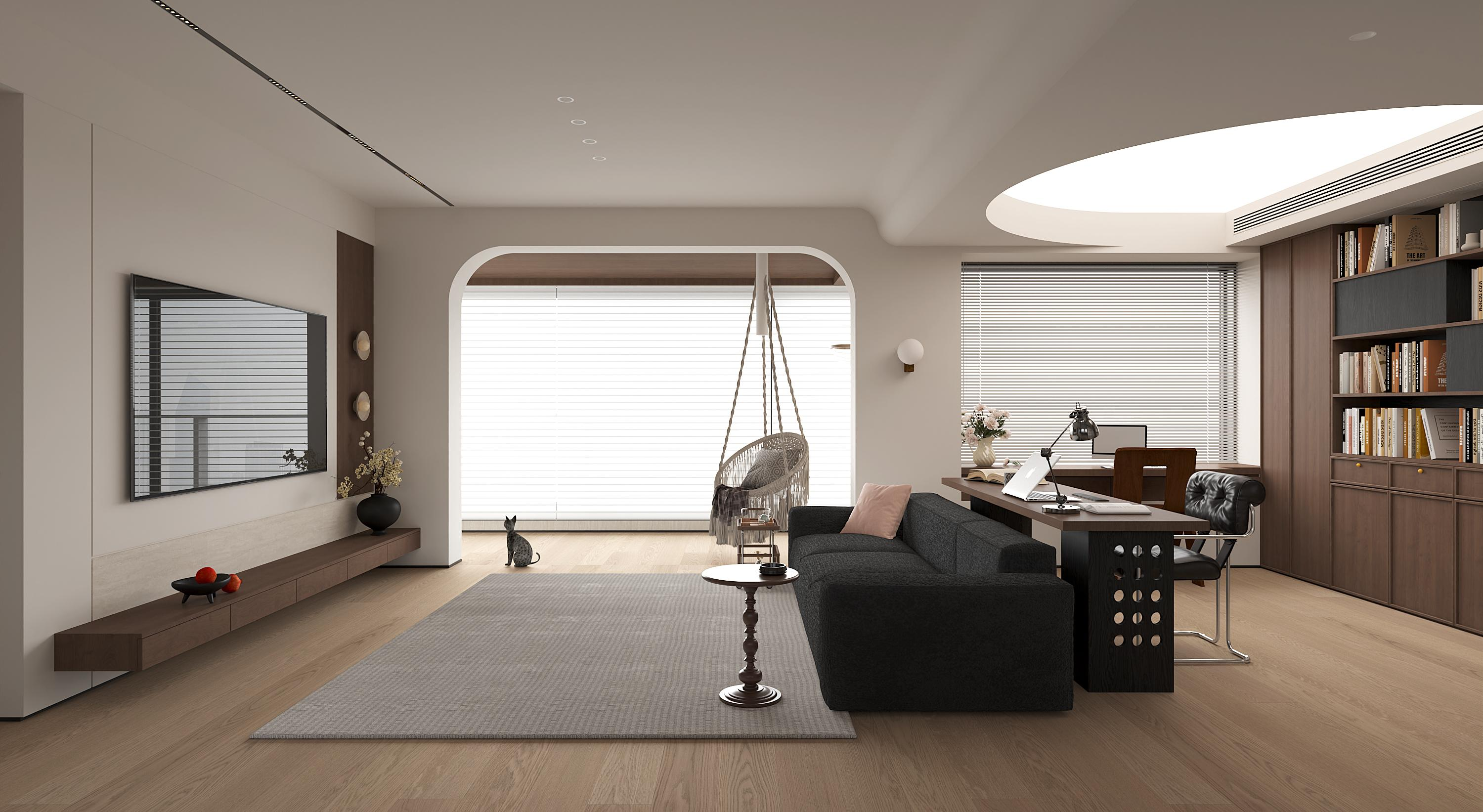 广州万科城市之光-中古风样板房设计-8