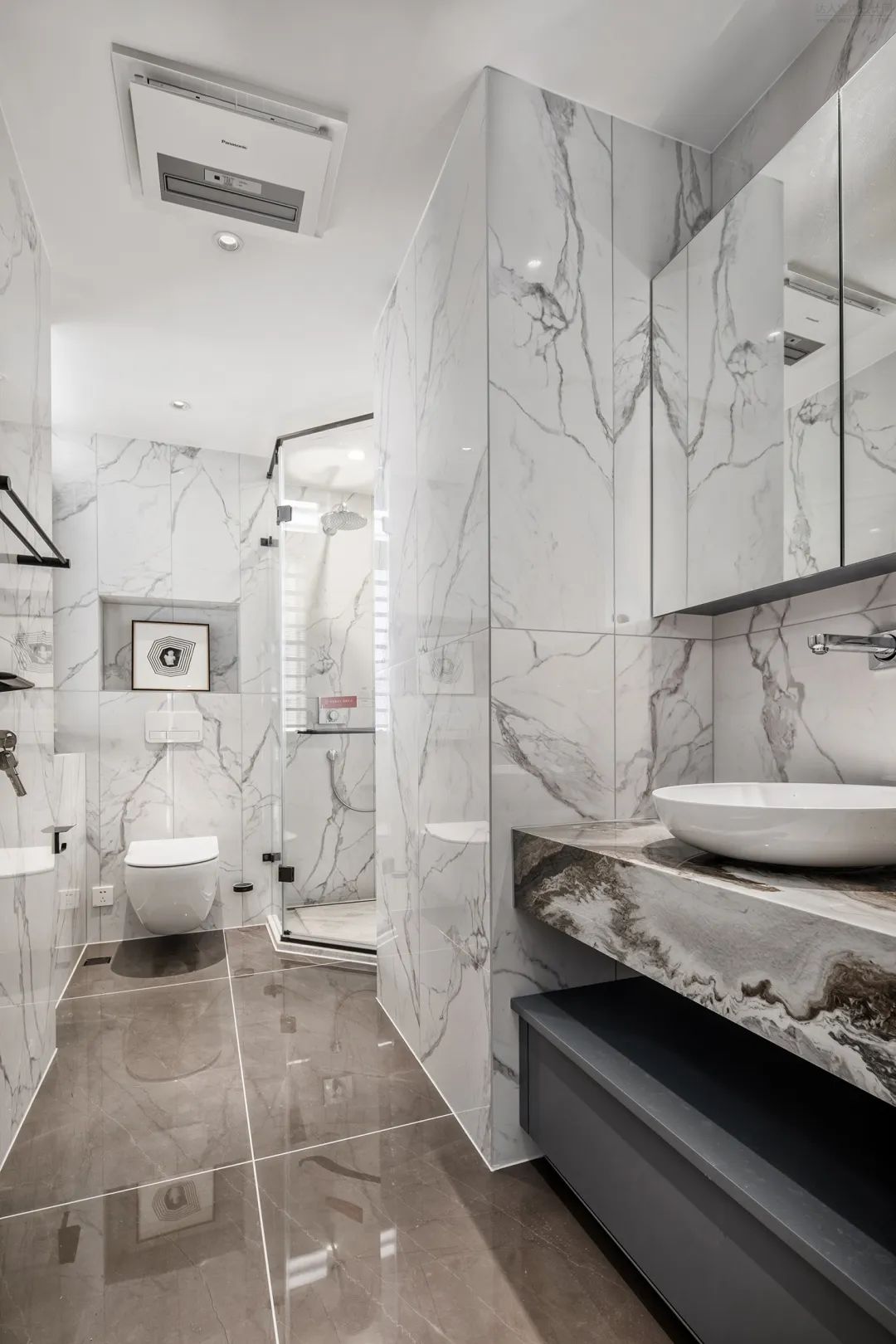 余姚绿城明园 180㎡宜居港湾，柔暖雅灰展现奶油般丝滑空间-38