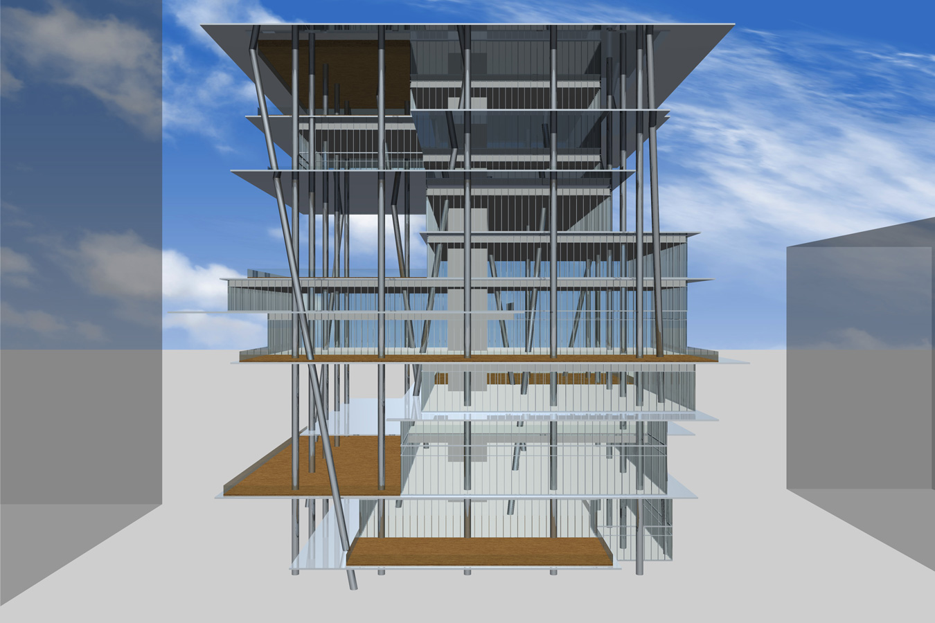 都市浮云 | YDS 建筑事务所打造的中央商业区购物商场设计-11