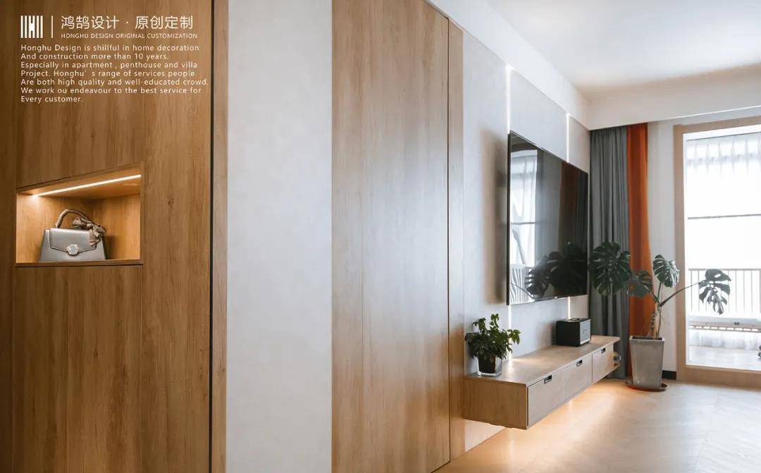 现代风平层改造丨中国芜湖丨芜湖鸿鹄设计-4