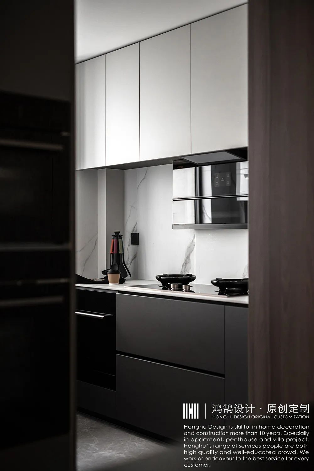 深色现代空间 · 天宁吾悦 140㎡的质感生活丨中国常州丨鸿鹄设计-25