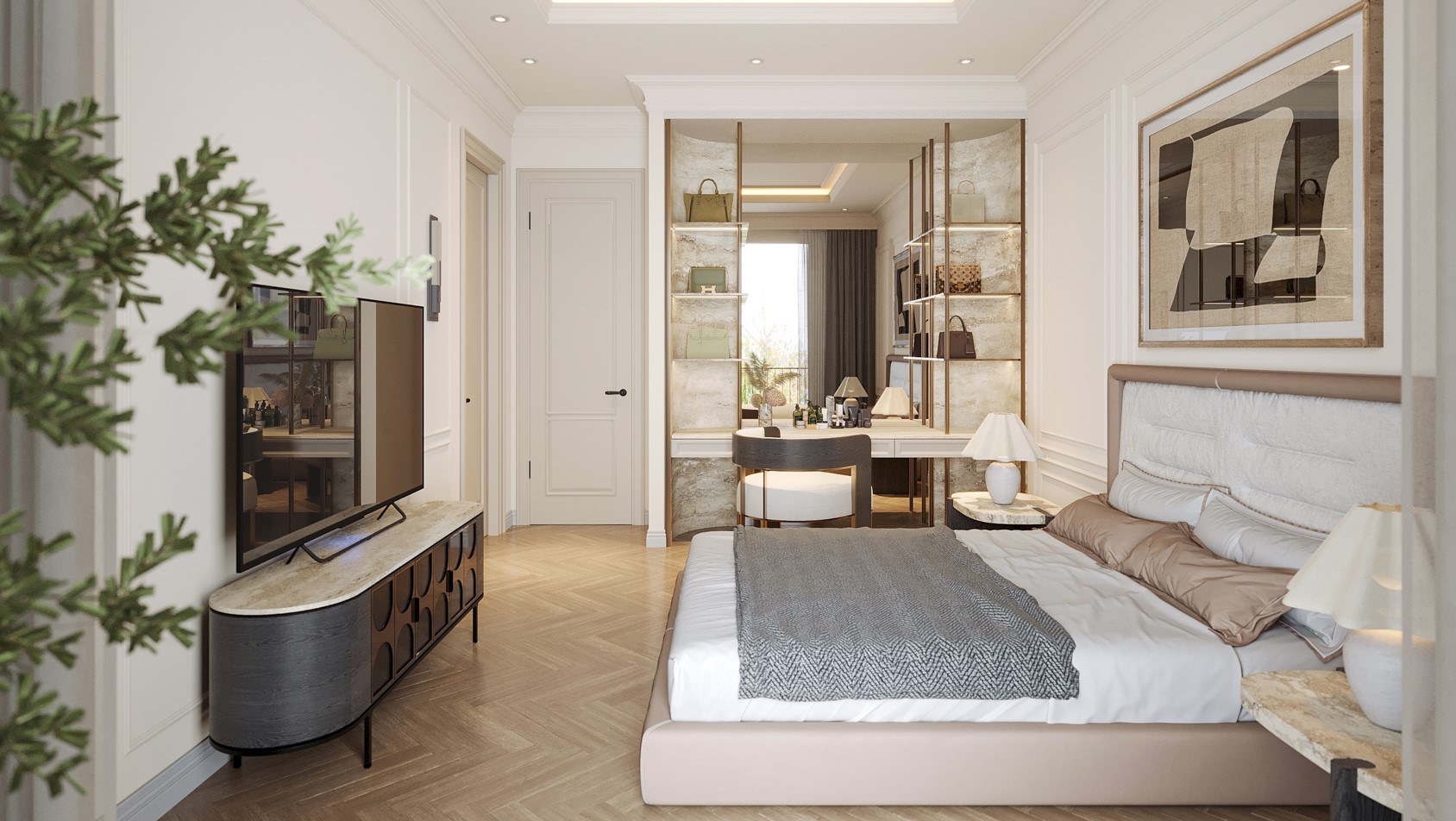 现代轻奢平层-9