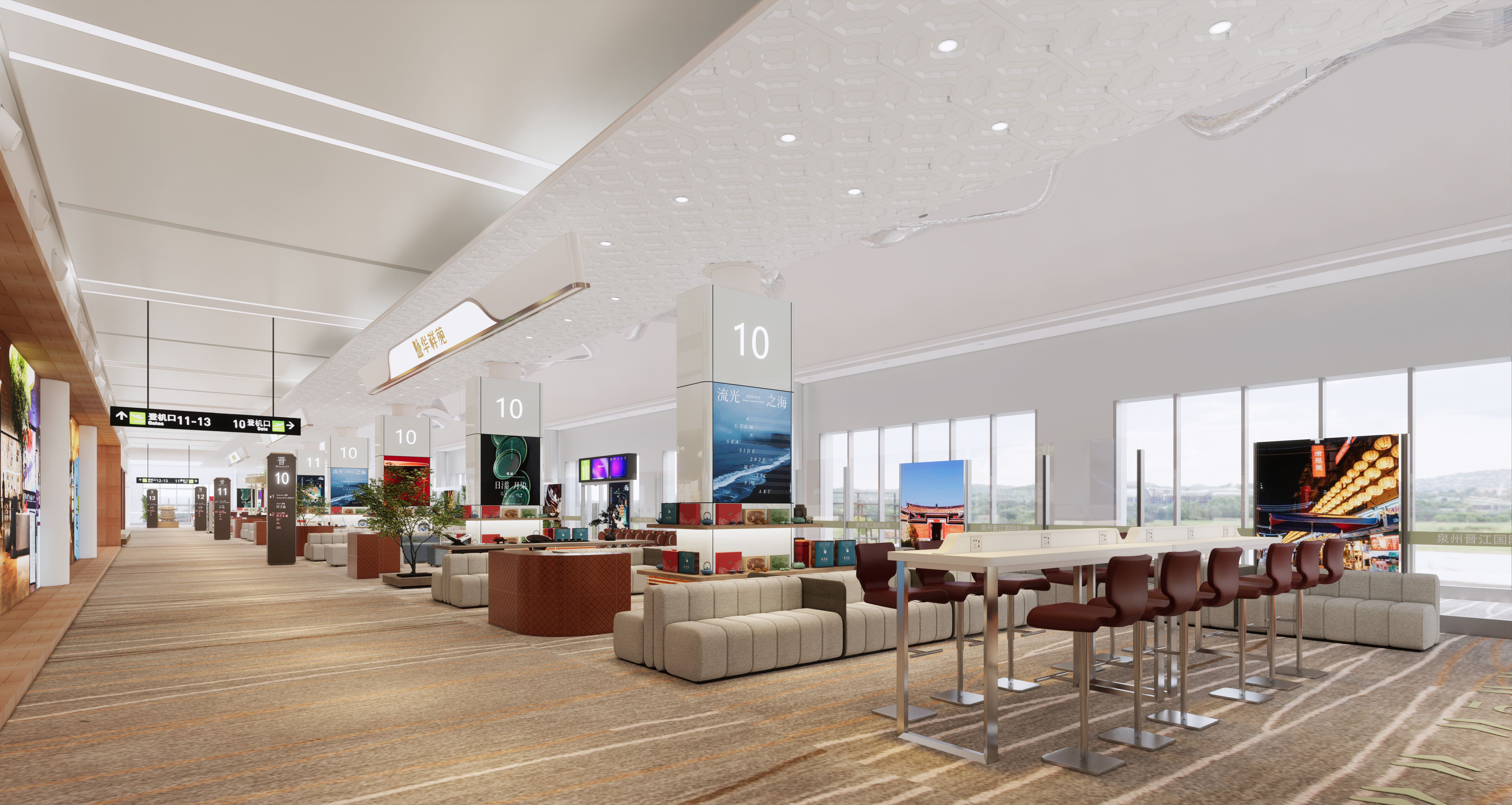 机场候机厅室内设计丨中国泉州-40