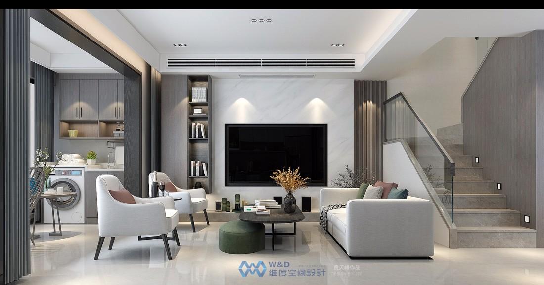 贾天峰丨别墅丨
国建红郡现代 -4