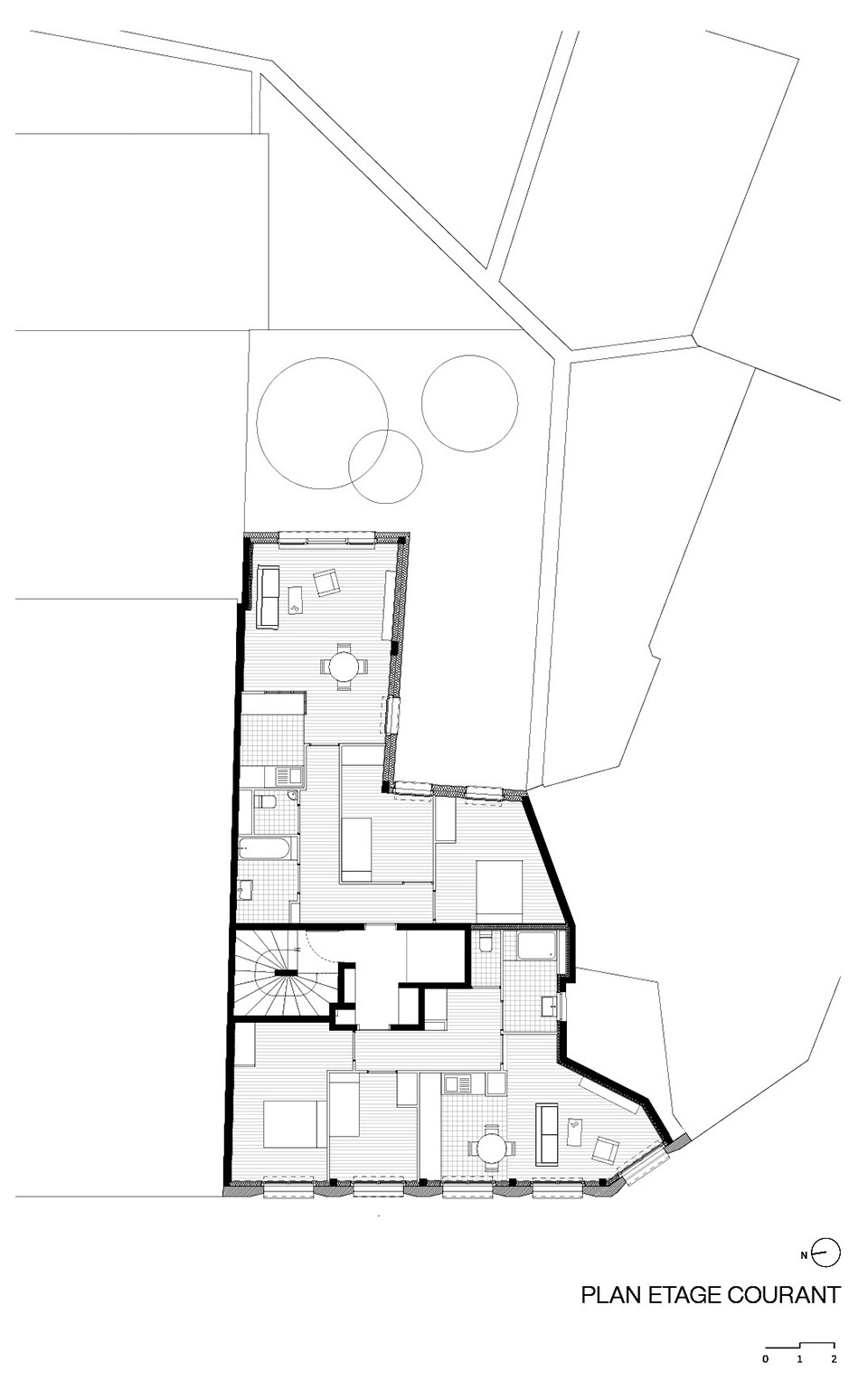 Rue Pradier公寓丨法国巴黎丨Mao Architectes(Fabien Brissaud等)-51