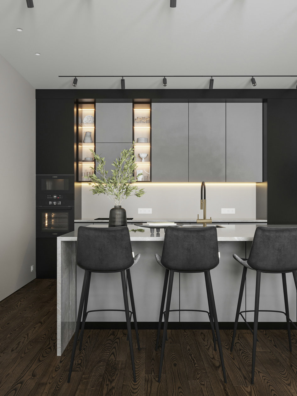 高级灰色系公寓设计-9