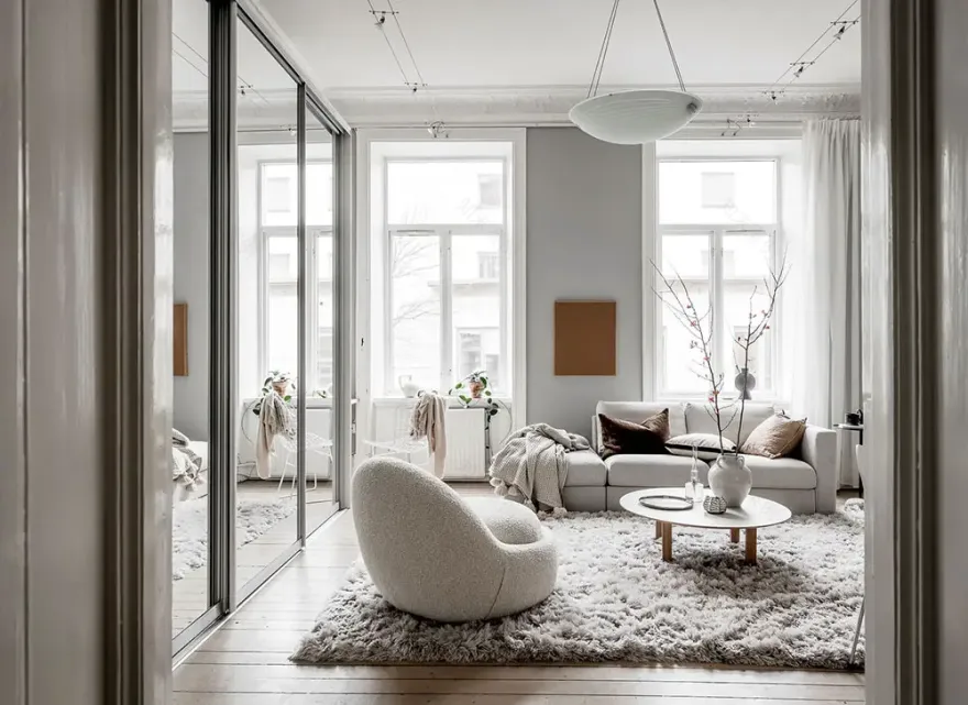 小空间大利用 | 镜子让公寓视觉翻倍-3