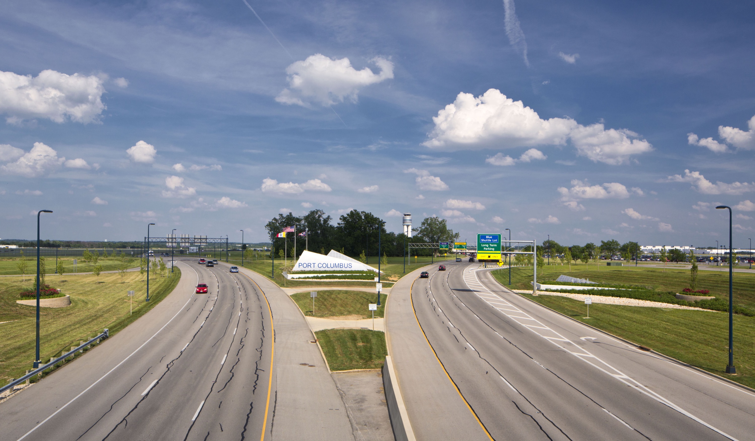 John Glenn Columbus International Airport Gateways | EDGE Landscape Architecture, Urban Design, Planning-0