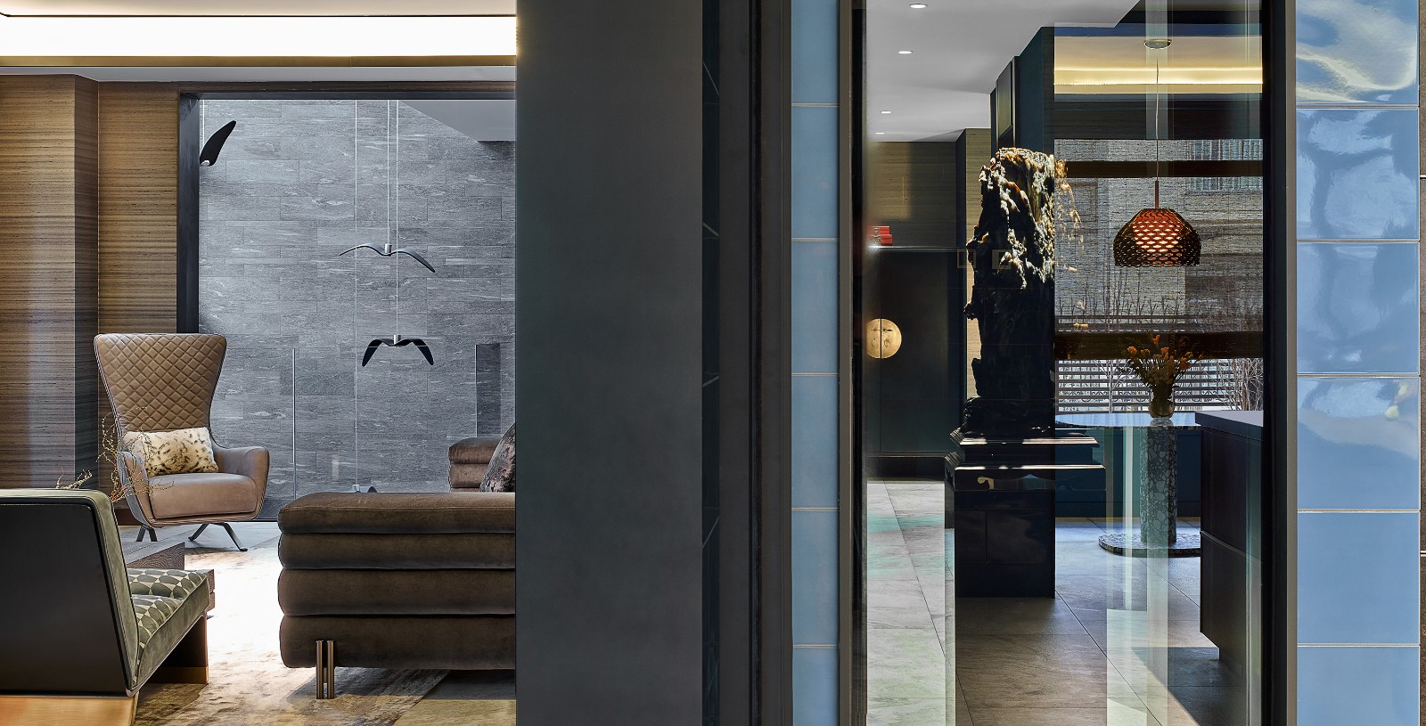 新中式与现代的融合，空灵静雅  大集空间设计-0