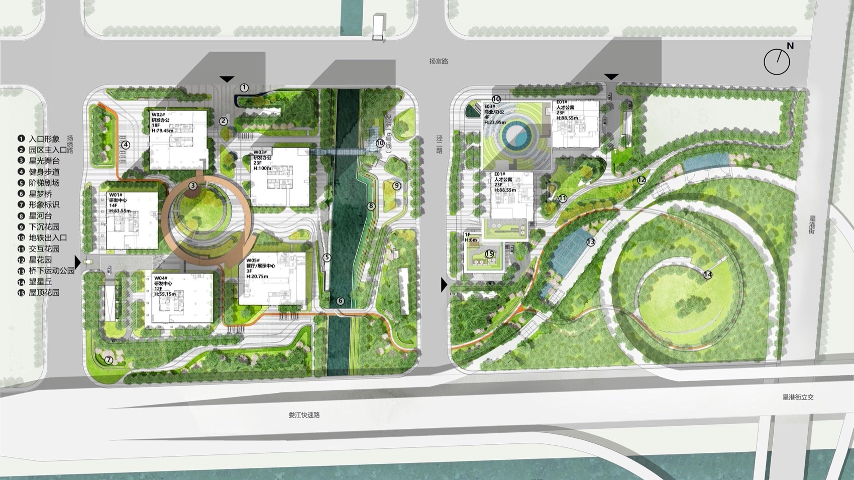 苏州工业园区南岸新地一期景观设计丨中国苏州丨启迪设计集团北京分公司三朋工作室-34