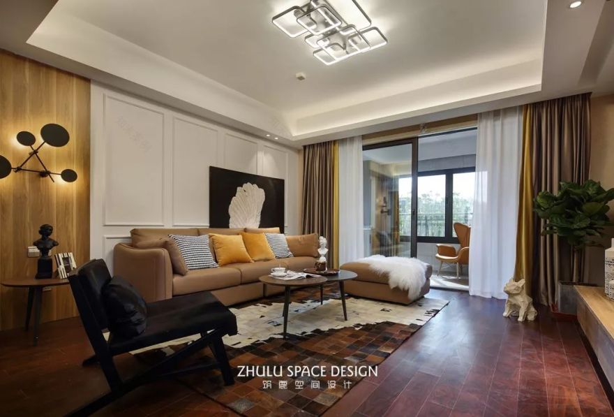 现代轻奢,万科城市之光 135㎡的浪漫雅致生活-5