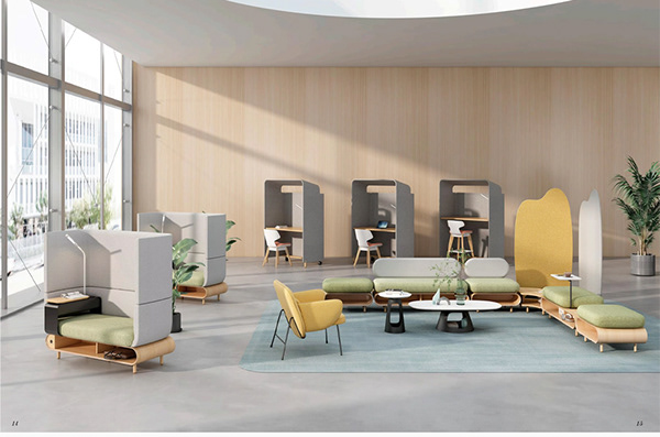 办公室扶手椅布置设计丨越南河内-29