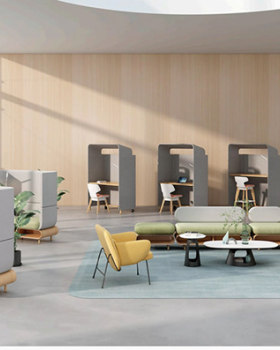 办公室扶手椅布置设计丨越南河内