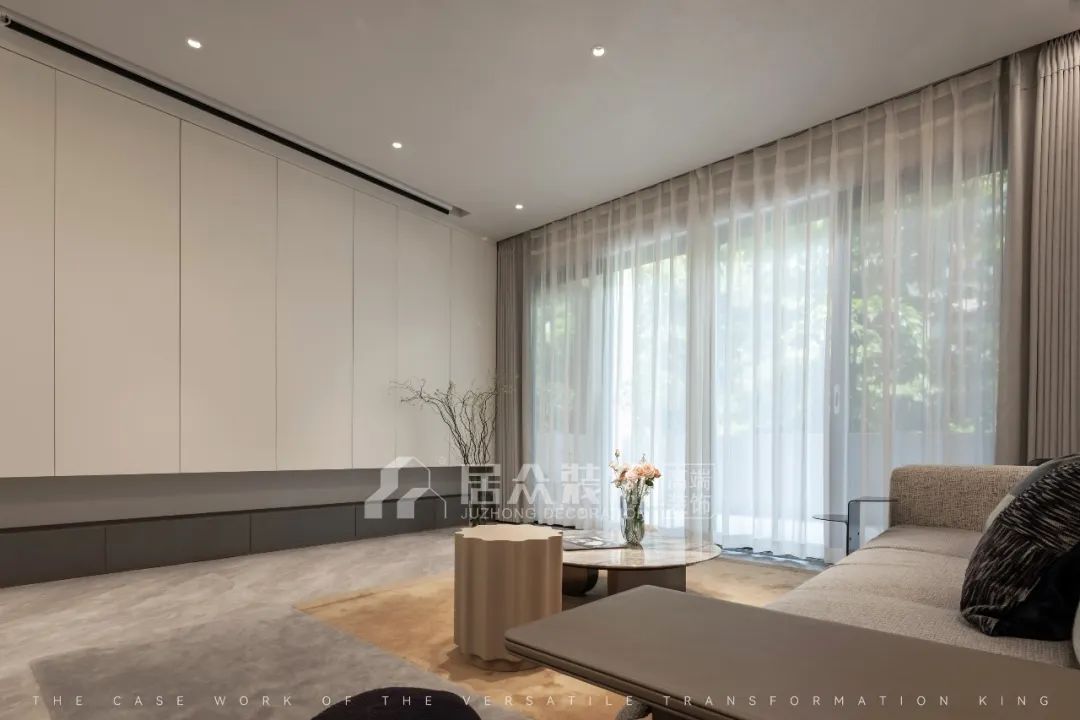 全案案例|圣莫丽斯180m²现代平层，塑造家的文艺范-24