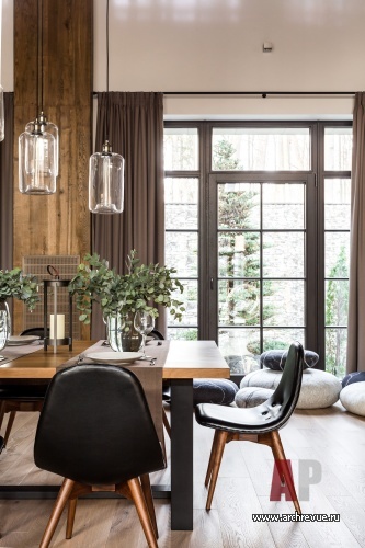 现代阿尔卑斯风格两层别墅室内设计丨俄罗斯莫斯科丨格里戈里耶夫·德米特里,格里戈里耶娃·达里娅-19