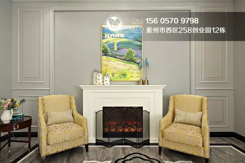 同济大宅全案设计中心美式轻奢排屋案例解读-19