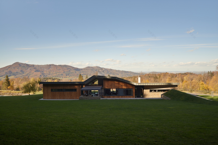 融合自然与现代的木石别墅丨捷克丨WMA architects-10