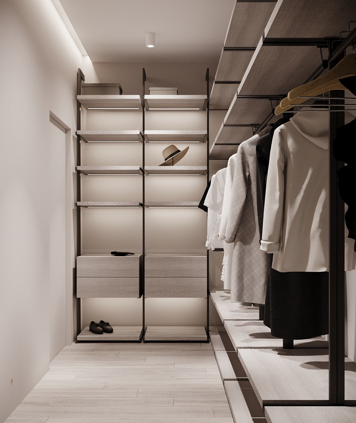 300平方米--浅色系空间设计-6