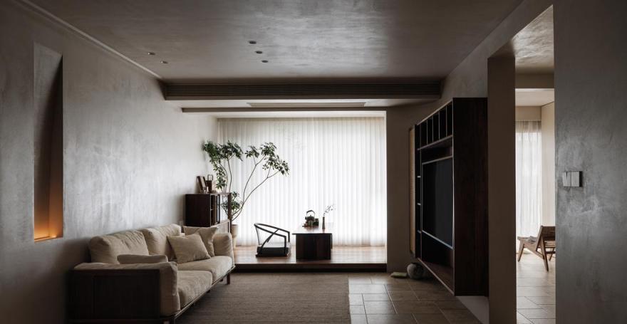 《隙光》静谧质朴的中式侘寂屋丨中国成都丨成都宏福樘设计-25