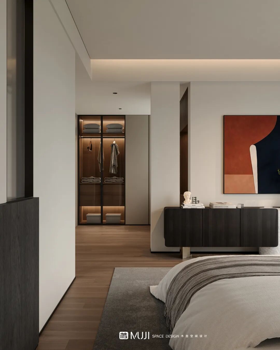 木吉新作｜意式美学与自然绿意，共构大平层的优雅栖居-35