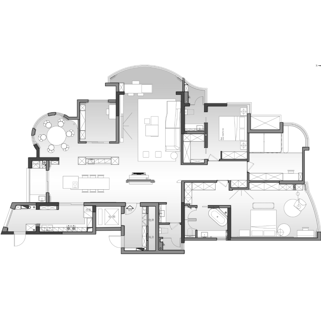 实景首发丨双餐厅、地台儿童房...用治愈系原木住宅给春日来信-33