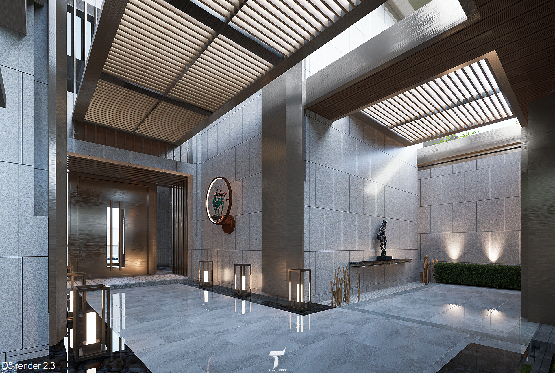 D5渲染器近期室外建筑表现图-6