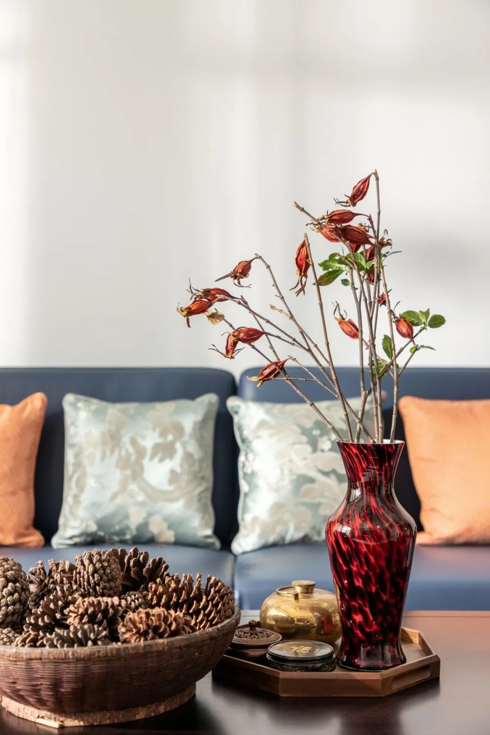 中南锦苑 140㎡新中式四口之家，优雅留白美学空间-0