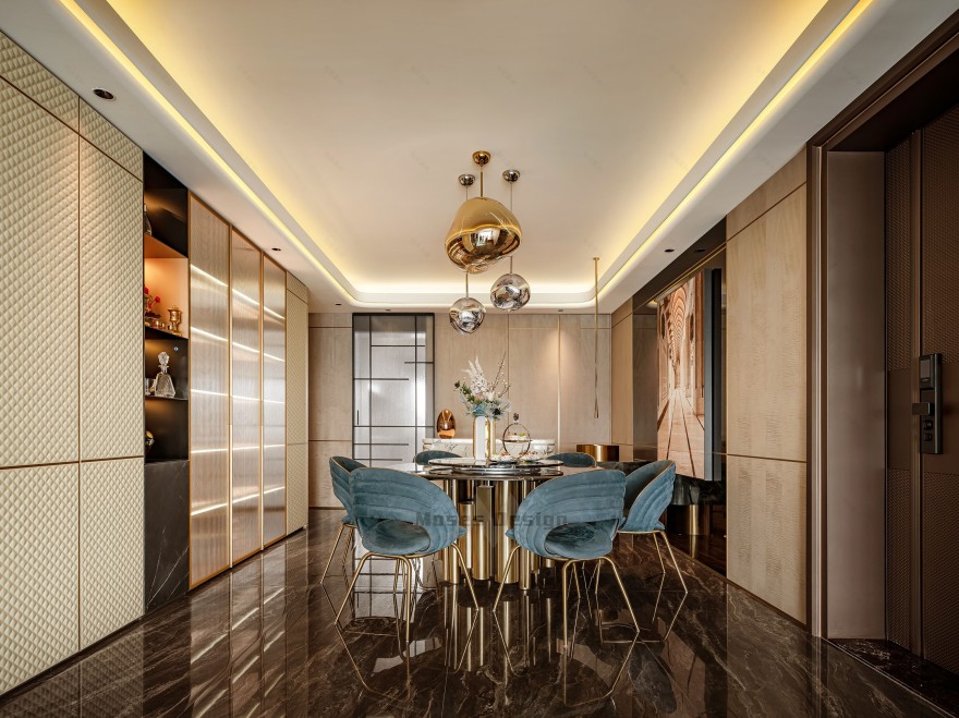 流光溢彩 · 深圳大康福盈门室内设计丨中国深圳丨MosesDesign 墨西设计-22