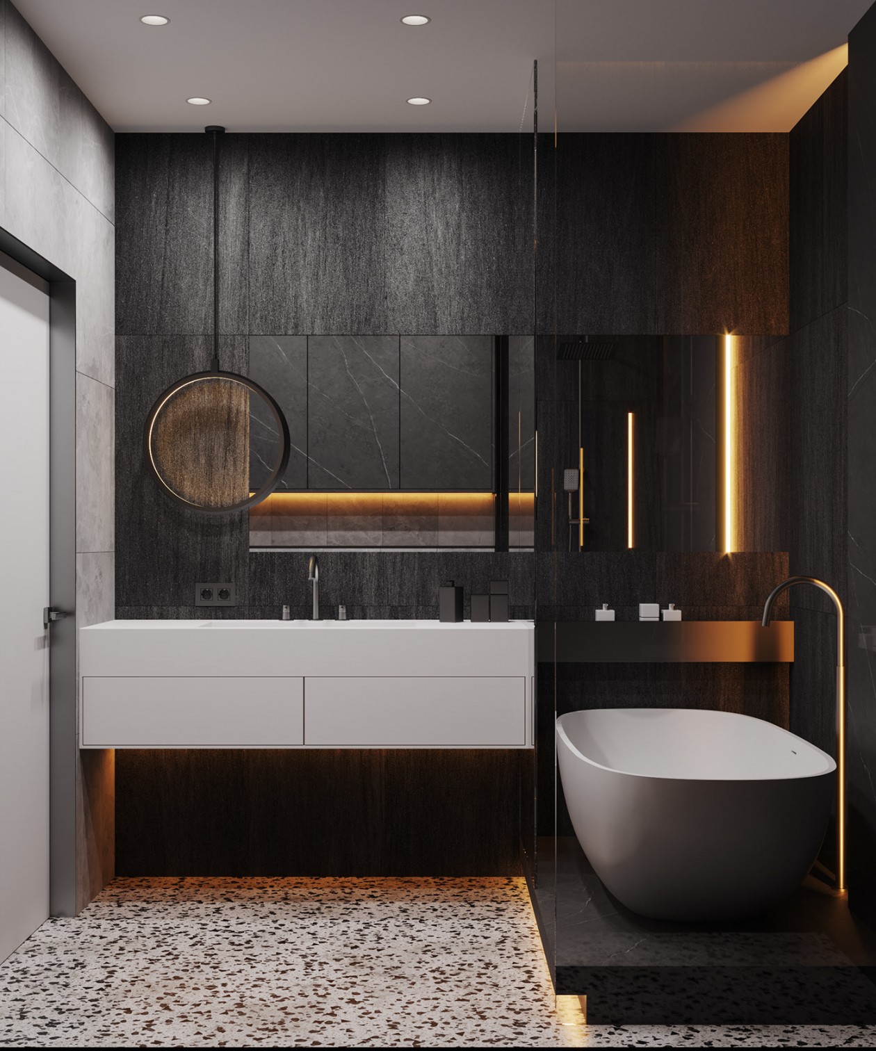 高级灰色系空间设计，既干净又敞亮-18