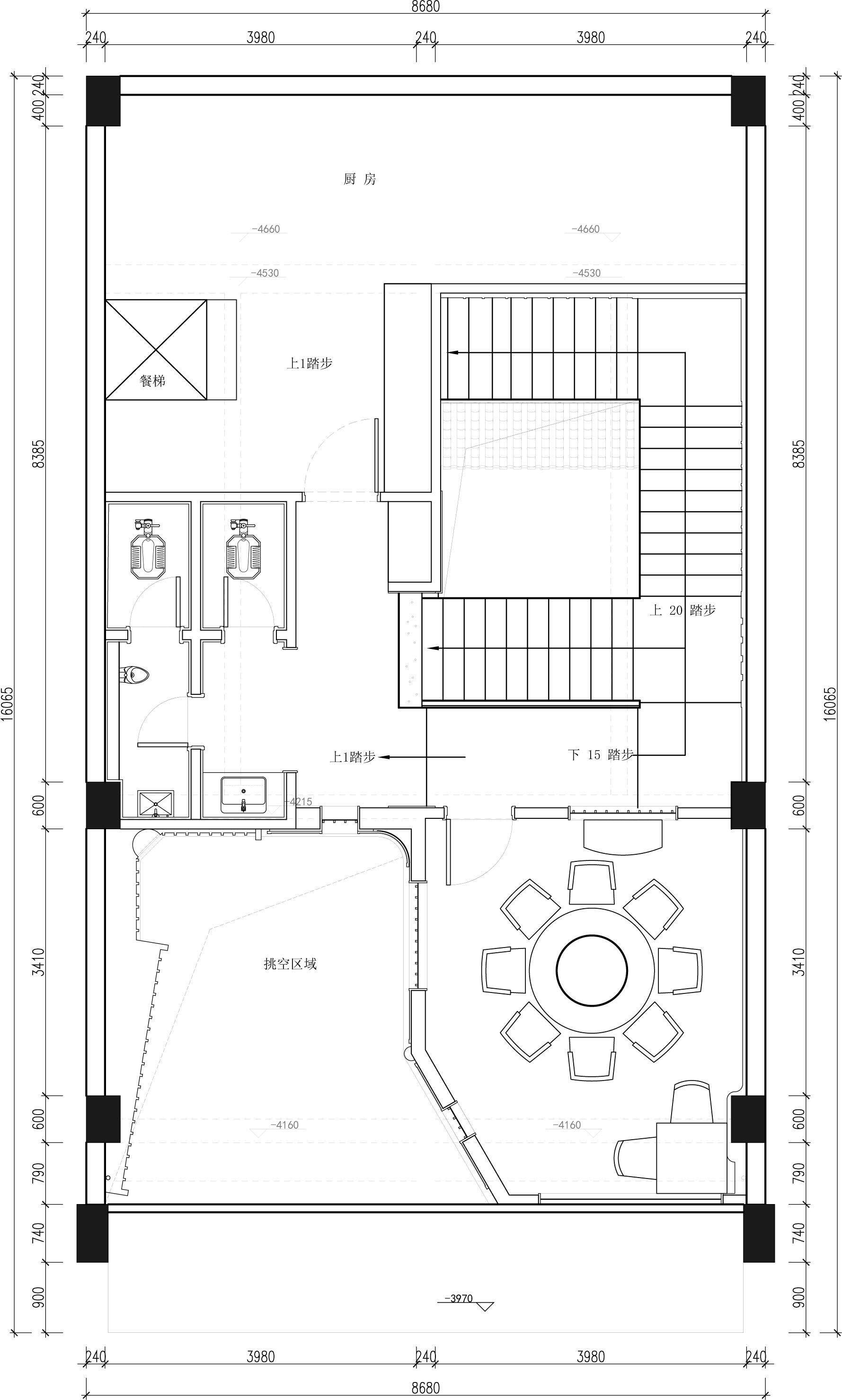 小淮潮餐厅丨中国淮安丨泽元三舍空间规划事务所-47