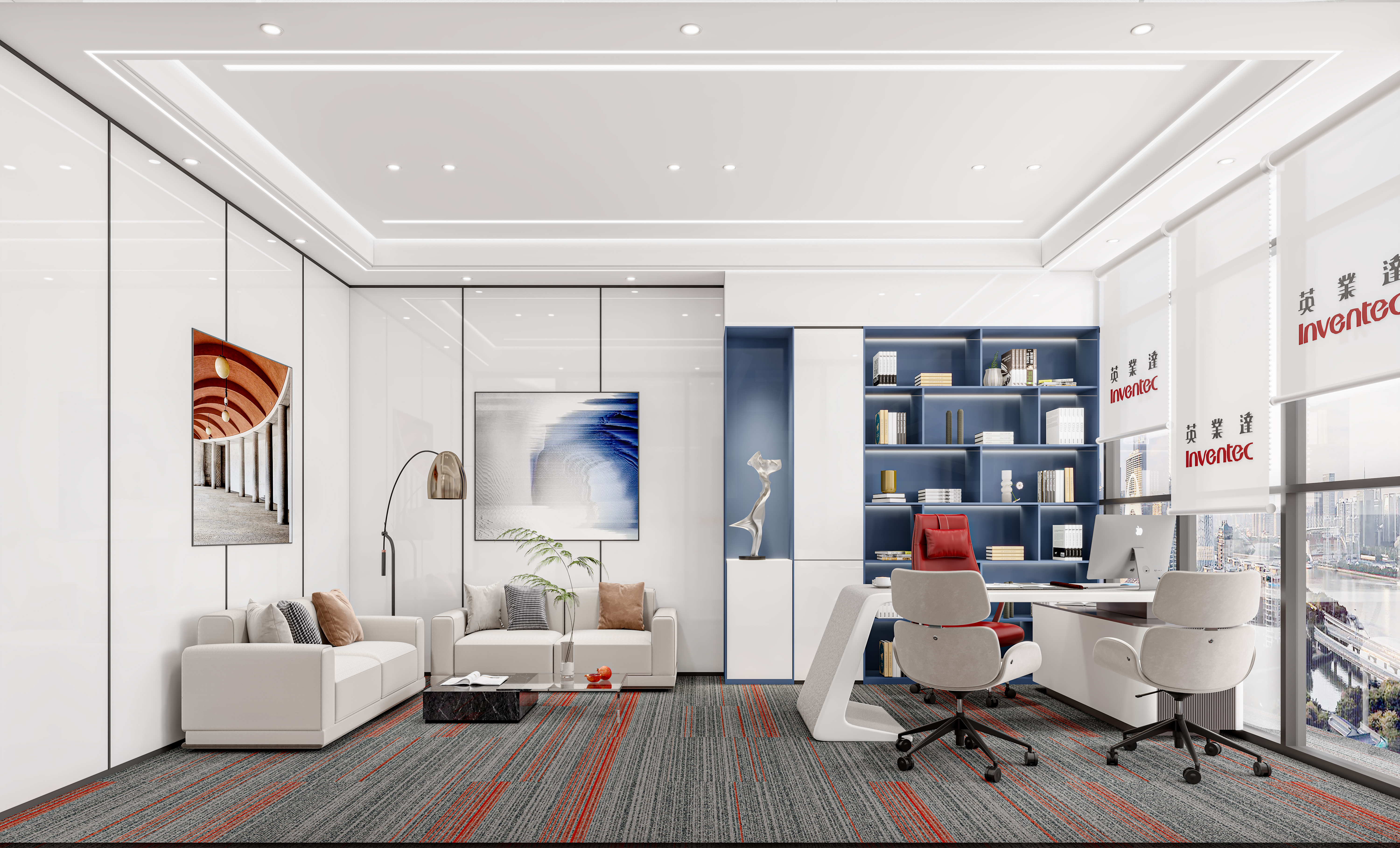 现代办公室 各个区域展示-8