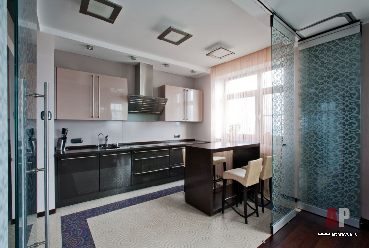 带镂空隔断的公寓室内设计丨Гулина Светлана,Анна Заводовская-18