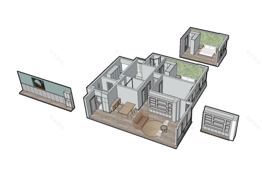 成都高新区 109㎡轻复古之家 | 生活因黄而跳跃,空间因设计而美好-22