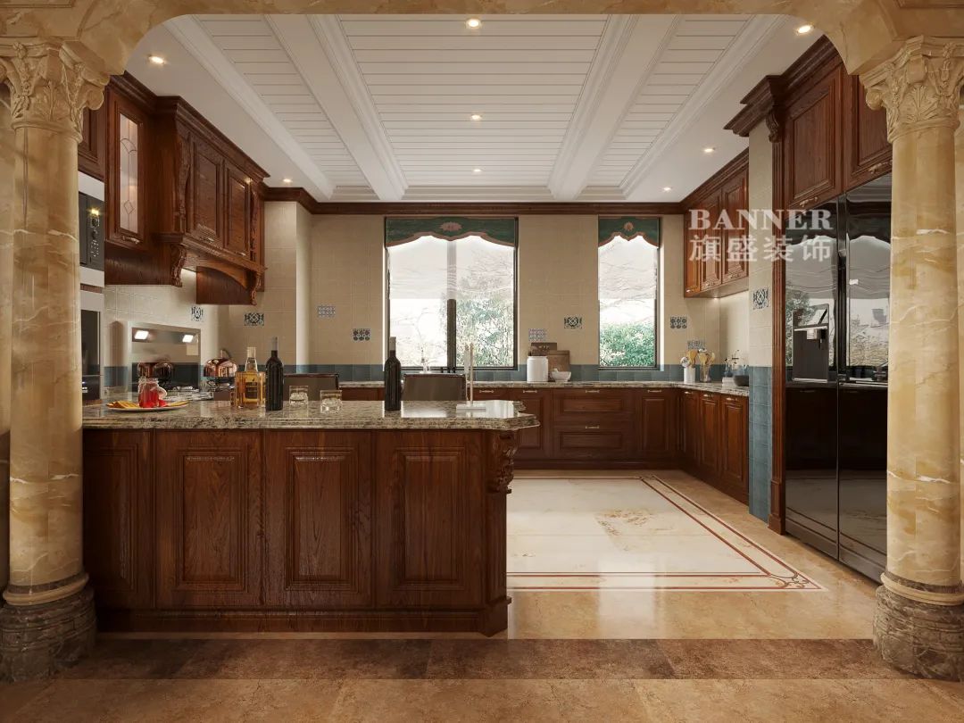 浪漫美式交响 | 西安绿地生态城别墅设计-23