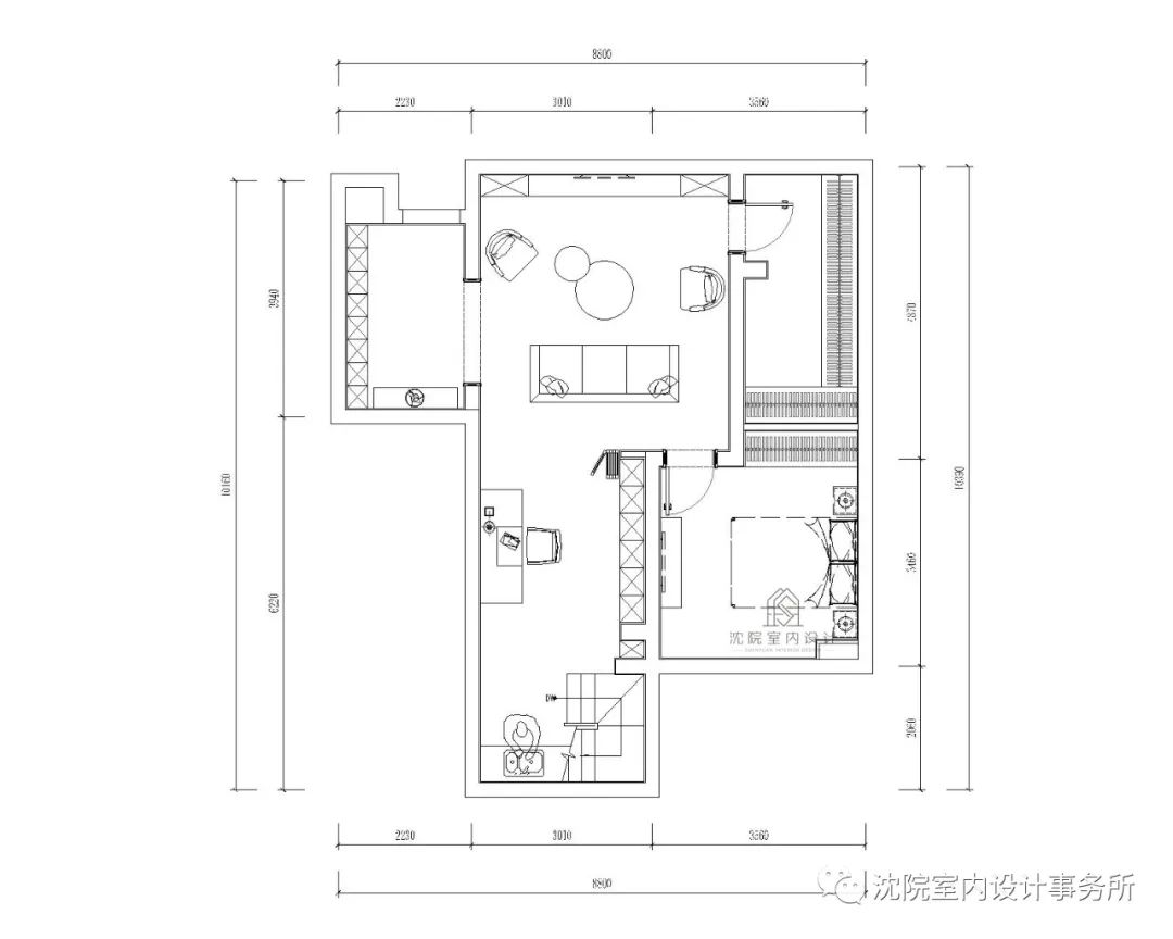 中海国际•清新居 | 沈院室内设计事务所的 146㎡公寓设计-20