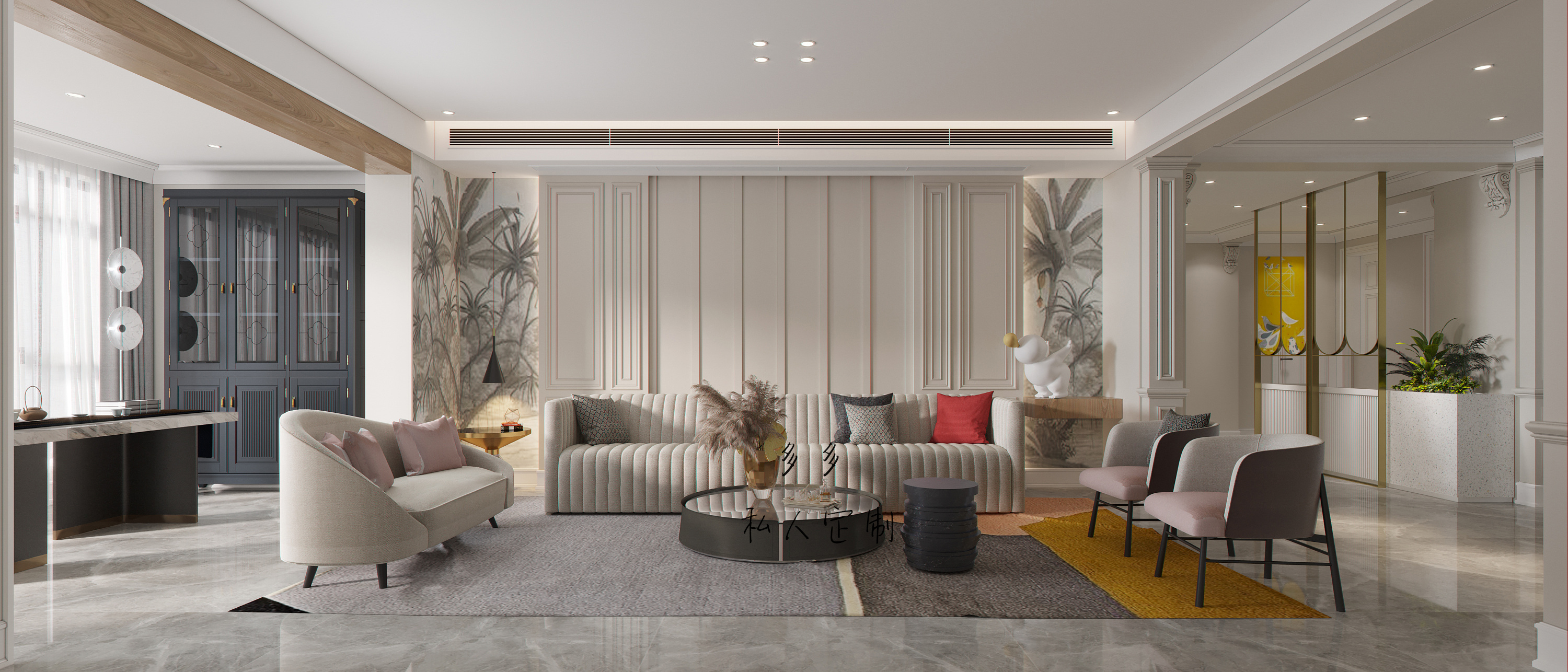 现代美式，以文艺精致的点缀，效果清新唯美-3