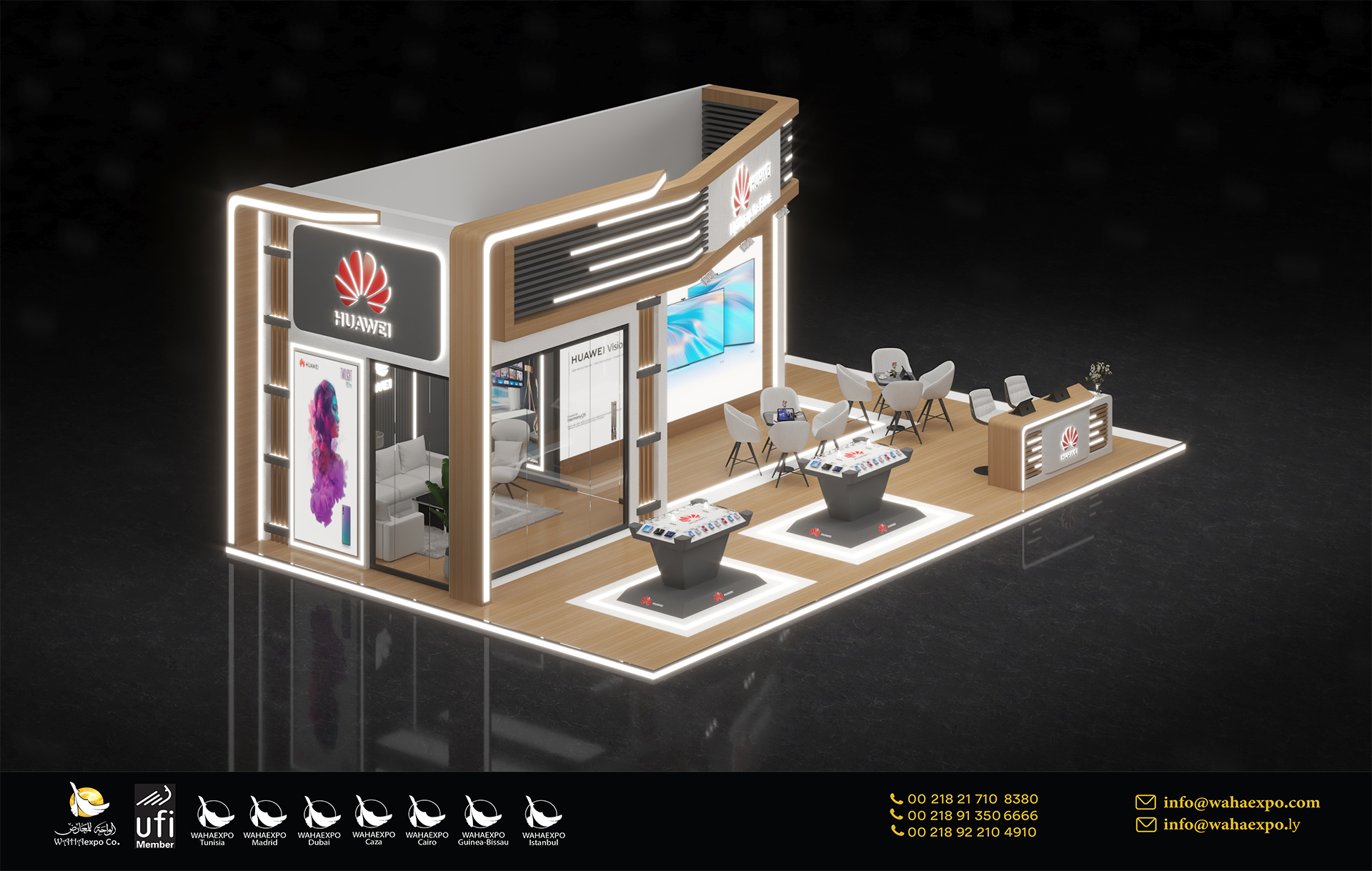 HUAWEI Booth By Wahaexpo Co.-9