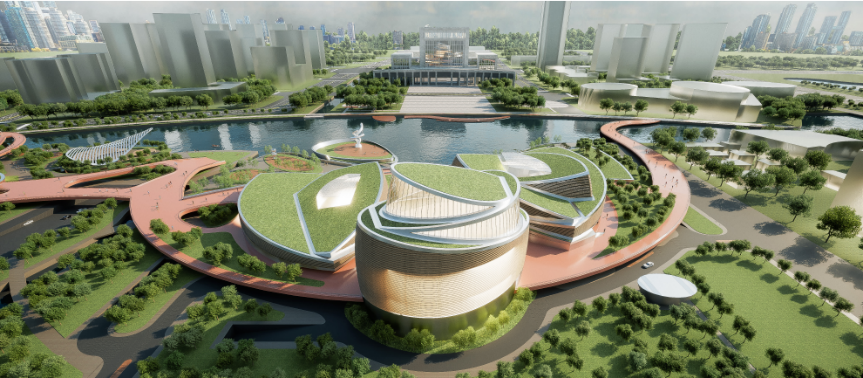 宁波镇海新城箭港湖南岸地块城市设计概念方案丨中国宁波-25