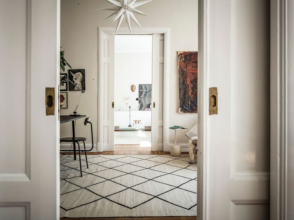 瑞典宽敞明亮的优雅公寓设计-15