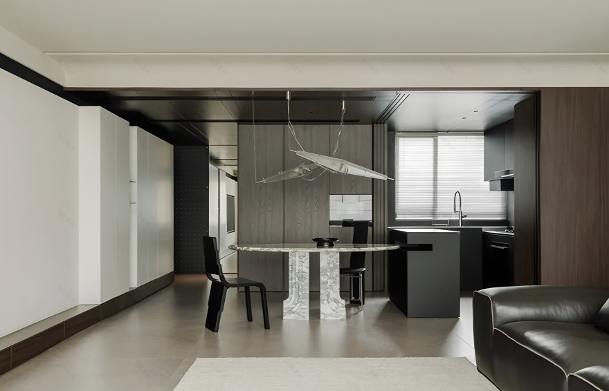 《暗格》南京135m²平层丨中国南京丨南舍空间设计-2