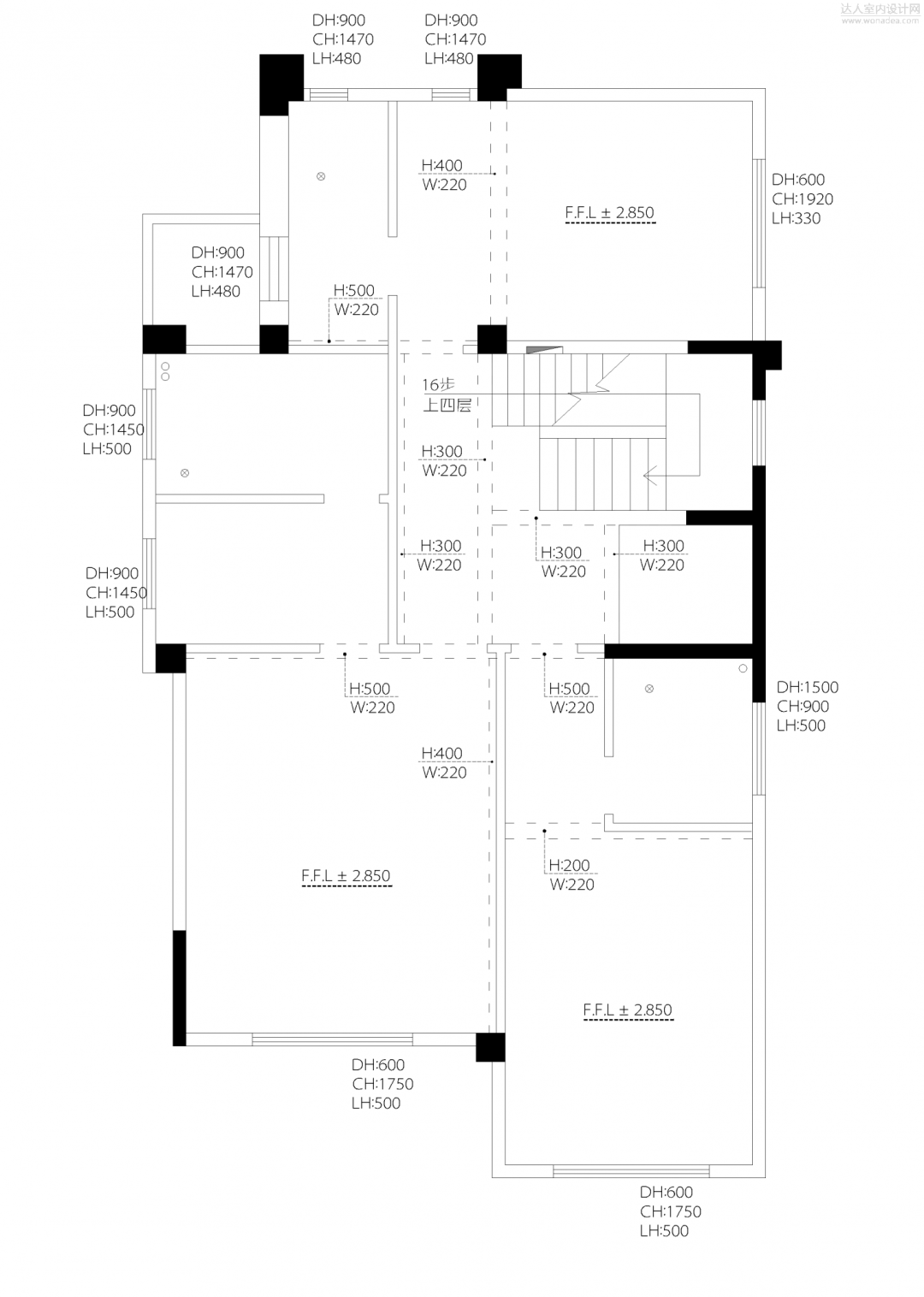 水墨韵律 | 福建连城冠豸山别墅设计-49