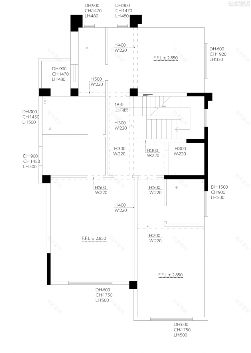 水墨韵律 | 福建连城冠豸山别墅设计-49