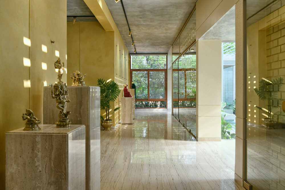 砖面具的房子 · 印度 Hyderabad 的退休住宅设计丨Baba Sashank,Vindhya Guduru-45