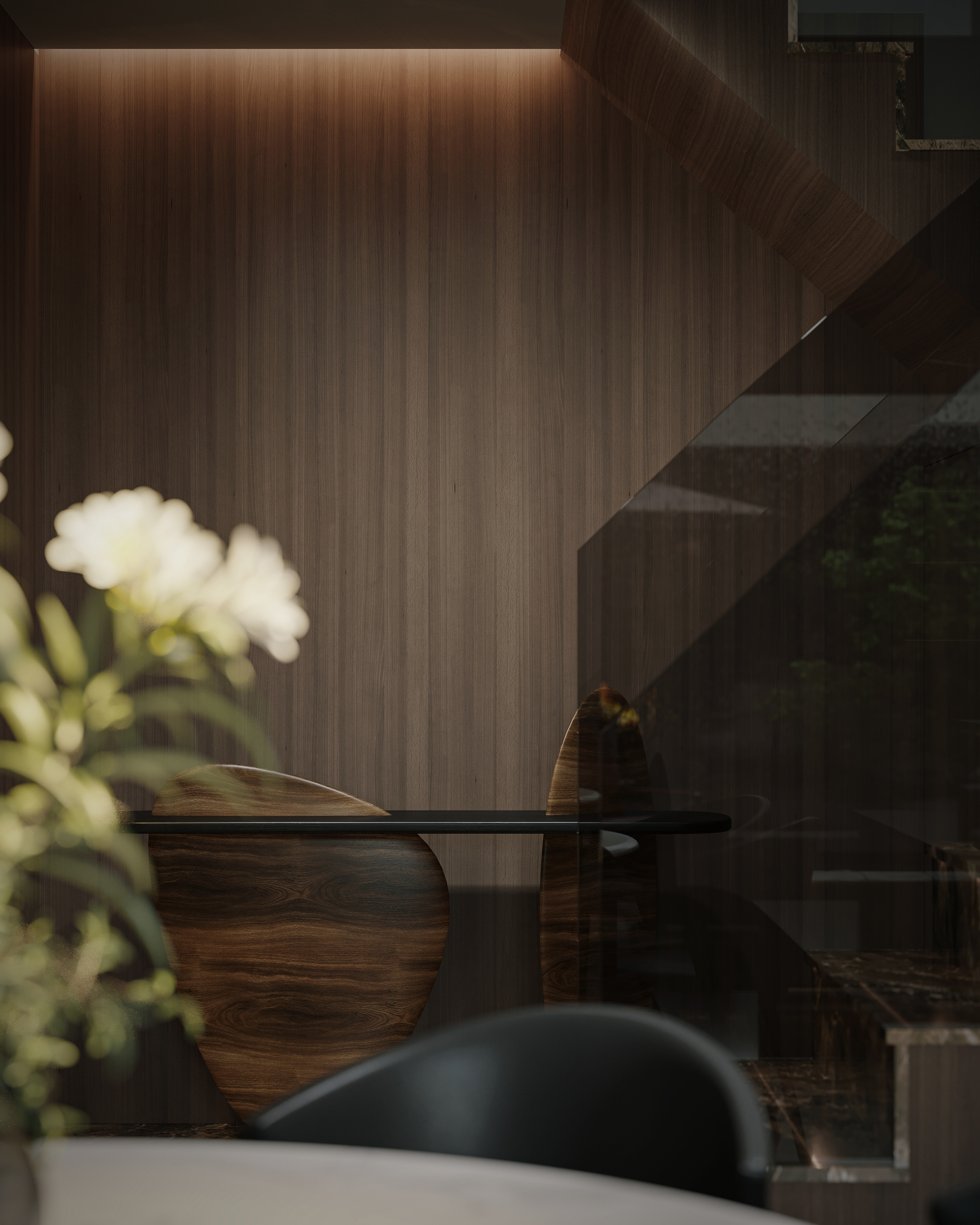 绘感视觉设计——雨后 现代别墅庭院设计案例-6