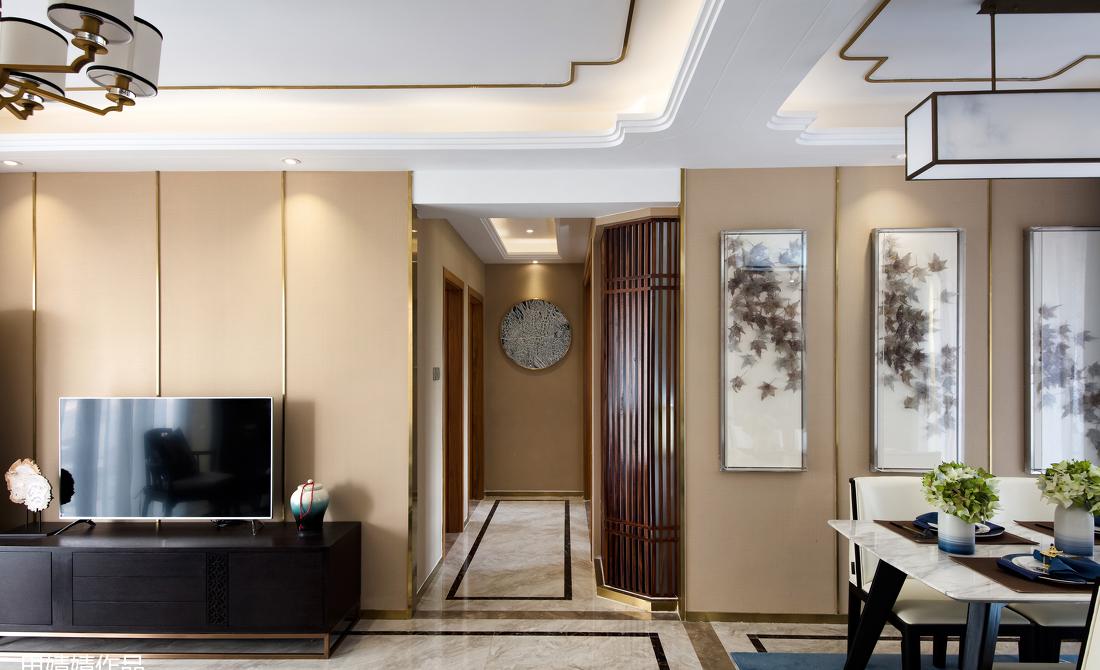 新中式风格家居设计 | 方界设计丨平层丨荏苒岁月,山水相宜-20