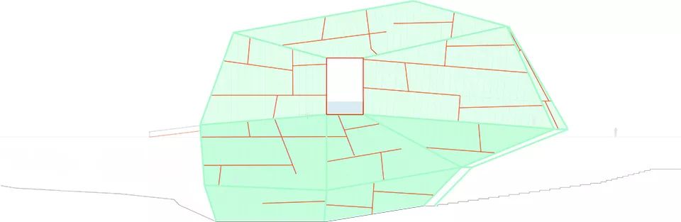 西班牙普拉森西亚礼堂 | 嵌入地下的橙色峡谷明灯-56