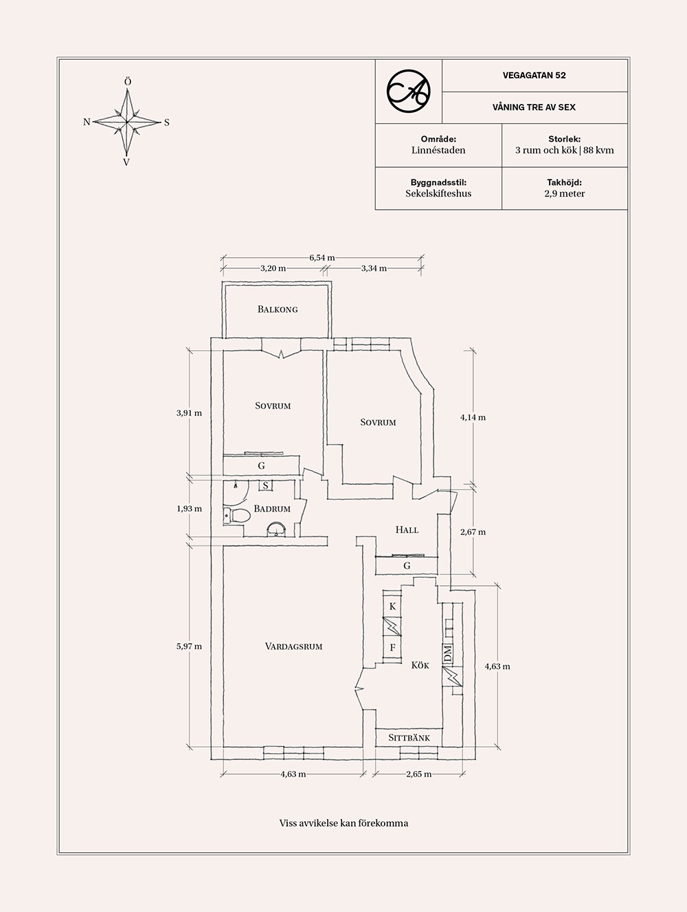 瑞典哥德堡 88 平米舒适自然北欧风公寓-30